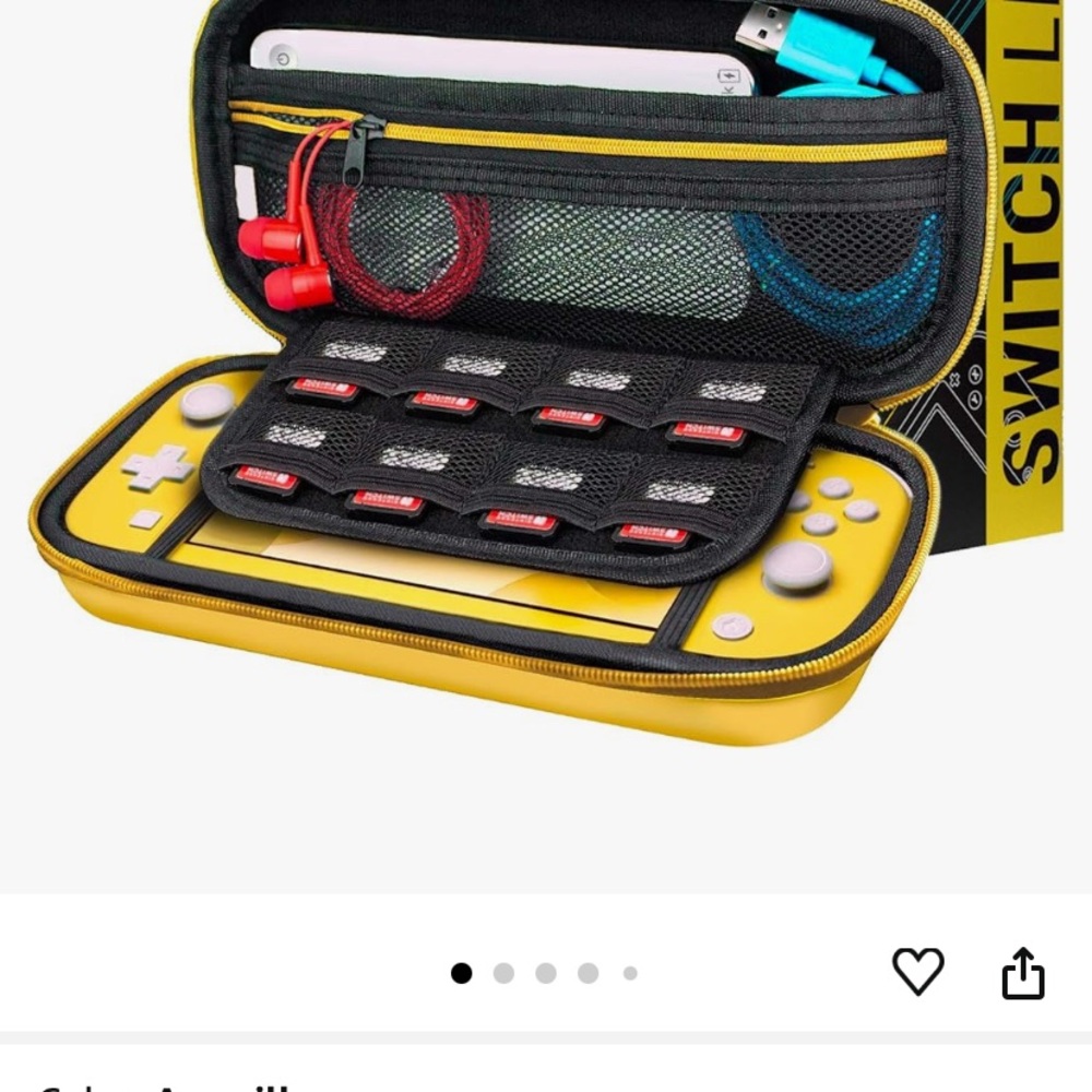 Yellow Nintendo Switch Case